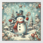Vinilos Para Cristales Clic Vintage Christmas Window Cling<br><div class="desc">clavitud clásica de la ventana de navidad vintage</div>