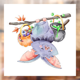 Vinilos Para Cristales Cling Cute Halloween Bat Window