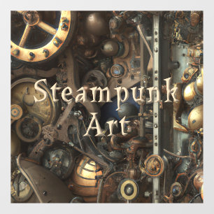 Vinilos Para Cristales Cling de la ventana de arte de Steampunk