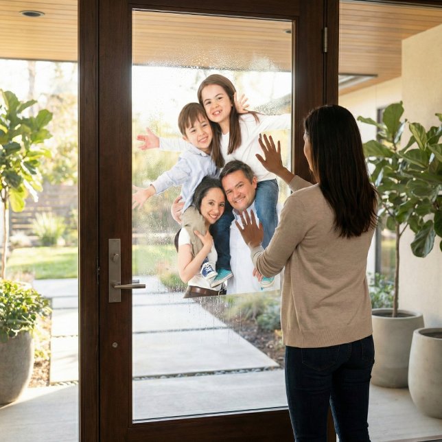 Vinilos Para Cristales Cling de la ventana de fotos del personalizado (Personalized Window Portrait Cling)