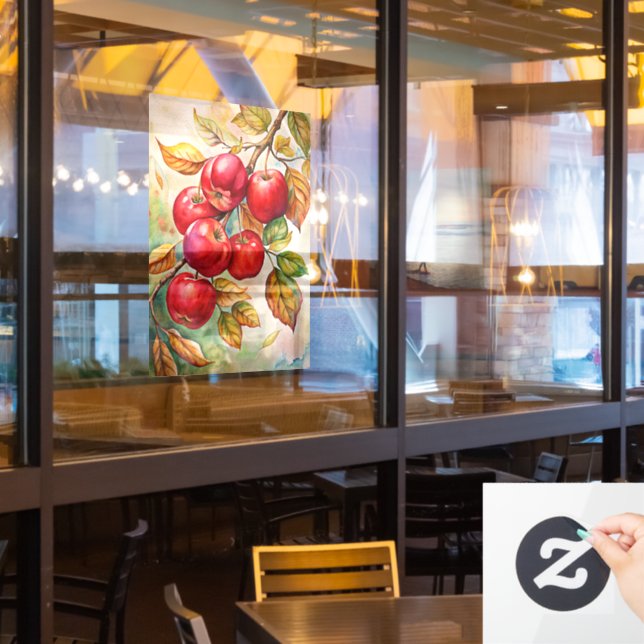 Vinilos Para Cristales Cling de la ventana de la cosecha dorada (ventana del restaurante)