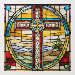 Vinilos Para Cristales Cling de la ventana de la guitarra de cristal con