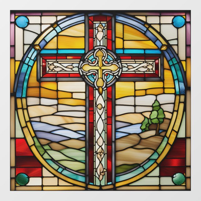 Vinilos Para Cristales Cling de la ventana de la guitarra de cristal con  (Hoja)