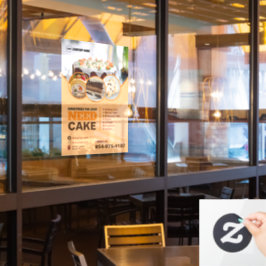 Vinilos Para Cristales Cling de la ventana de servicios de panadería