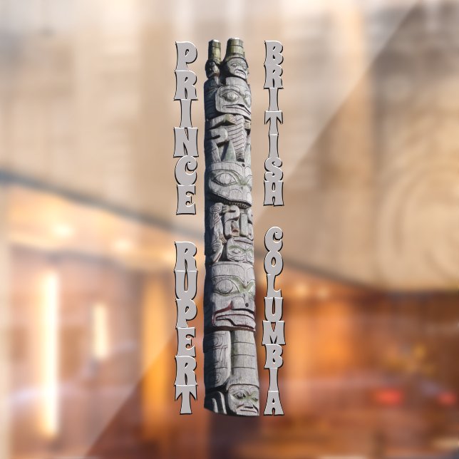 Vinilos Para Cristales Cling de la ventana del tótem del tubo del tótem d (Hoja 2)