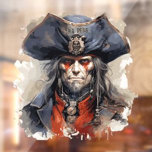 Vinilos Para Cristales Cling de ventana de piratas de muerte