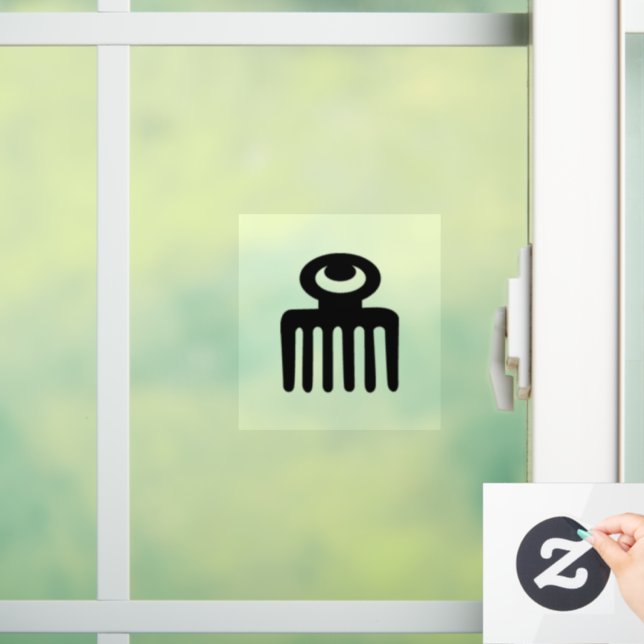 Vinilos Para Cristales Cling de ventana de símbolo de Adinkra (belleza) (Hogar)
