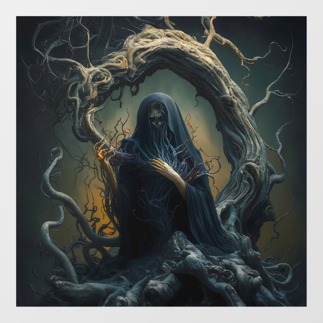 Vinilos Para Cristales Cling de ventana fantasma (Hoja)