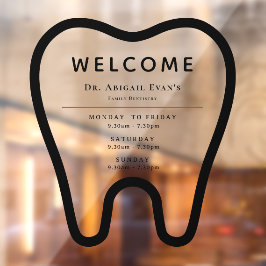 Vinilos Para Cristales Clínica Dental Profesional Horario de Apertura Log