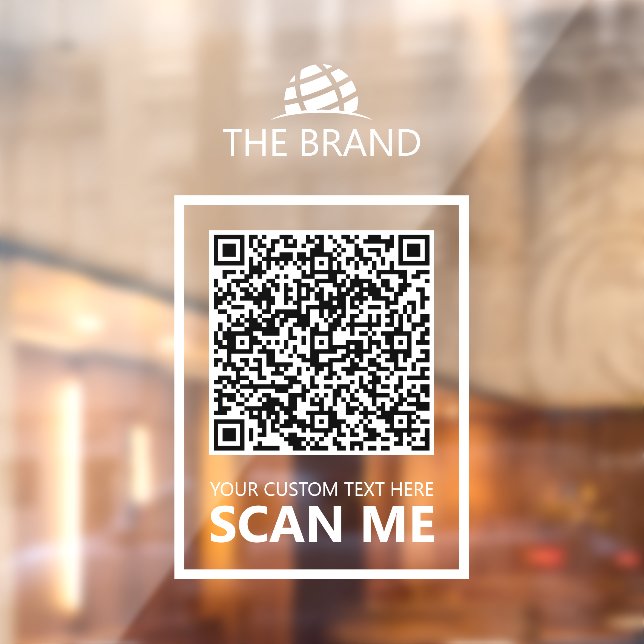 Vinilos Para Cristales Código QR comercial Escanearme (Hoja 2)