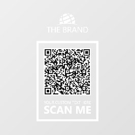 Vinilos Para Cristales Código QR de empresa Escáname