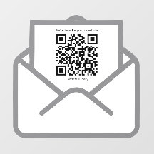 Código QR de sobres Minimalistas de compromiso del