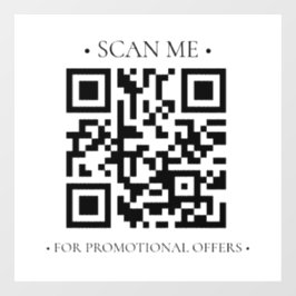 Vinilos Para Cristales Código QR de su empresa