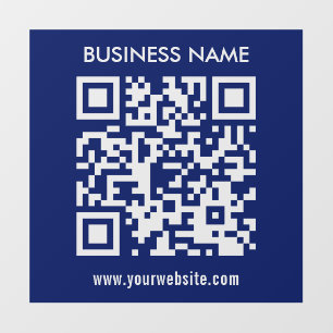 Vinilos Para Cristales Código QR editable (generado instantáneamente) A
