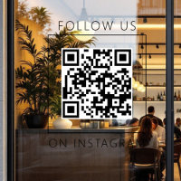 Código QR minimalista Síguenos en Instagram