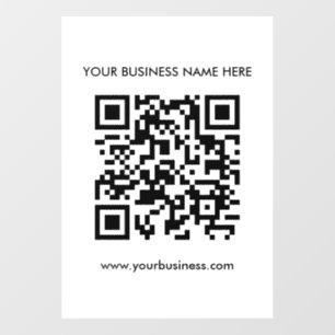 Vinilos Para Cristales Código QR Mínimo Empresa