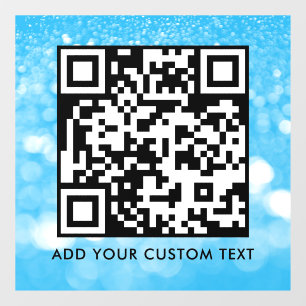 Vinilos Para Cristales Código QR Moderno Simple Elegante Escaneable