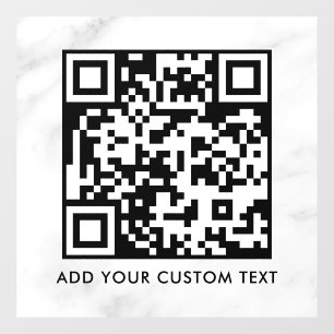 Vinilos Para Cristales Código QR   Moderno Simple y Elegante Escaneable 
