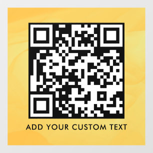 Vinilos Para Cristales Código QR Moderno Simple y Elegante Escaneable