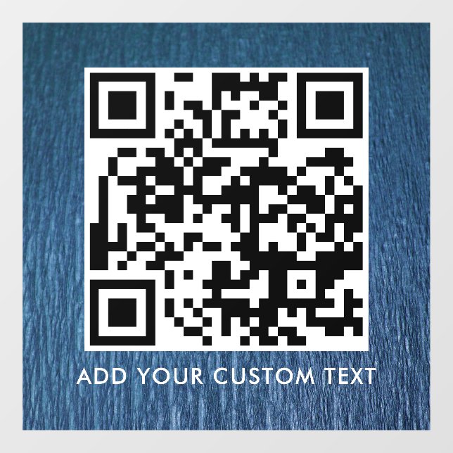 Vinilos Para Cristales Código QR | Moderno Simple y Elegante Escaneable  (Hoja)