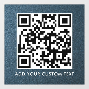 Vinilos Para Cristales Código QR   Moderno Simple y Elegante Escaneable 
