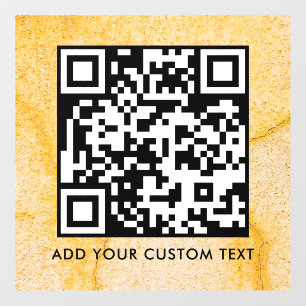 Vinilos Para Cristales Código QR   Moderno Simple y Elegante Escaneable 