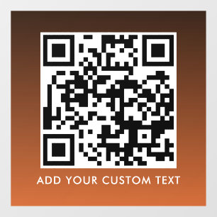 Vinilos Para Cristales Código QR   Moderno Simple y Elegante Escaneable 
