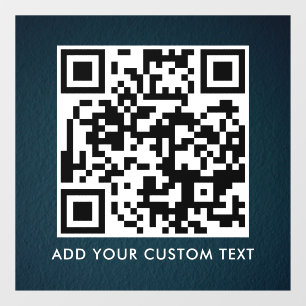 Vinilos Para Cristales Código QR   Moderno Simple y Elegante Escaneable 