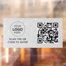 Código QR | Negocio Minimal Escaneable Redondo