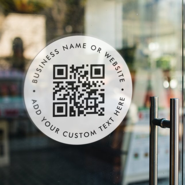 Vinilos Para Cristales Código QR | Ronda mínima de exploración de blancos (Subido por el creador)