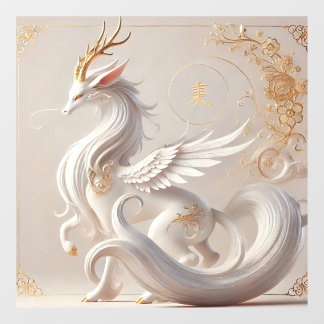 Vinilos Para Cristales Colección de Fantasía Celestial Kirin