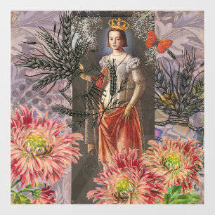Vinilos Para Cristales Collage de la Diosa Celestial Virgo: Celestial Vin
