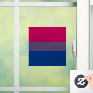 Vinilos Para Cristales Colores magenta de la bandera del orgullo bisexual