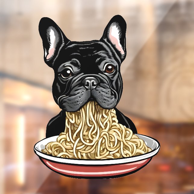 Vinilos Para Cristales Comedor de fideos (Hoja 2)