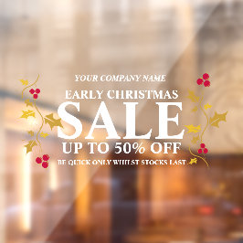 Vinilos Para Cristales Comercio de tiendas minoristas venta de navidades 