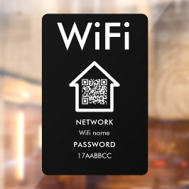 Vinilos Para Cristales Conectarse a Wifi | Escanear para conectar habitac