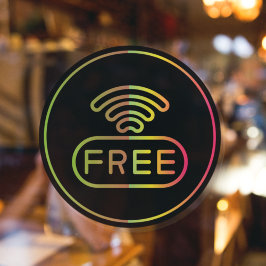 Vinilos Para Cristales Conexión gratuita a Internet Contraseña WIFI