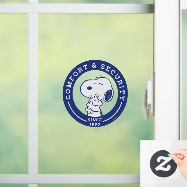 Vinilos Para Cristales Confort y seguridad | Snoopy & Woodstock Hug (Hogar)