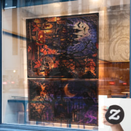 Vinilos Para Cristales Conjunto de adhesivos para ventana de terror de Ha