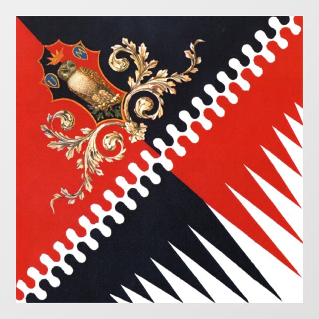 Vinilos Para Cristales Contrada Priora della Civetta (búho) Palio di Sien (Hoja)