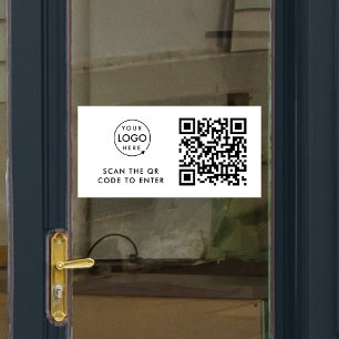 Vinilos Para Cristales Control de Acceso   Entrada de Logotipo Empresaria