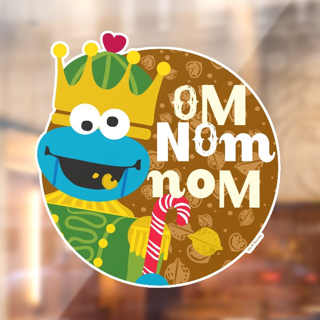 Vinilos Para Cristales Cookie Monster Nutcracker (Hoja 2)