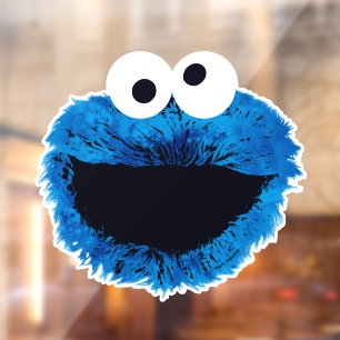 Vinilos Para Cristales Cookie Monster Tendencia acuarela