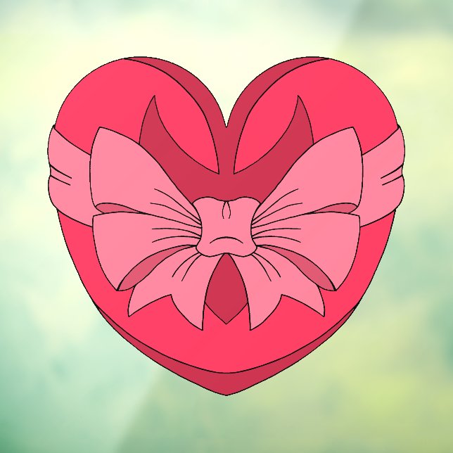 Vinilos Para Cristales Corazón con Arrowhead y Bow (Hoja 3)