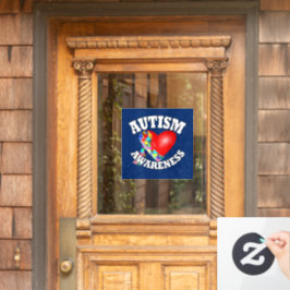 Vinilos Para Cristales Corazón de la cinta de la toma de conciencia del a