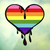 Corazón Goteante Orgullo Arcoíris