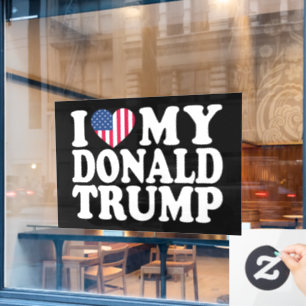 Vinilos Para Cristales Corro A Mi Donald Trump Por La Presidencia 2024