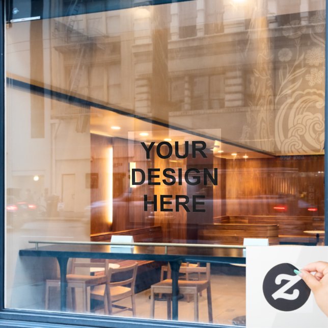 Vinilos Para Cristales Crea tu propio diseño (Ventana de cafetería)