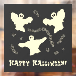 Vinilos Para Cristales Creamy Ghosts - ¡Feliz Halloween!