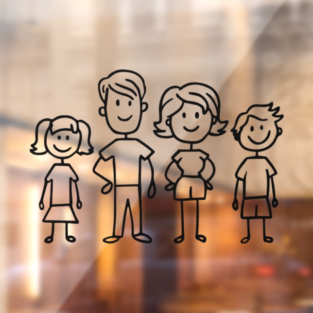 Vinilos Para Cristales Crear su propia familia de imágenes de hogar o de  (Hoja 2)